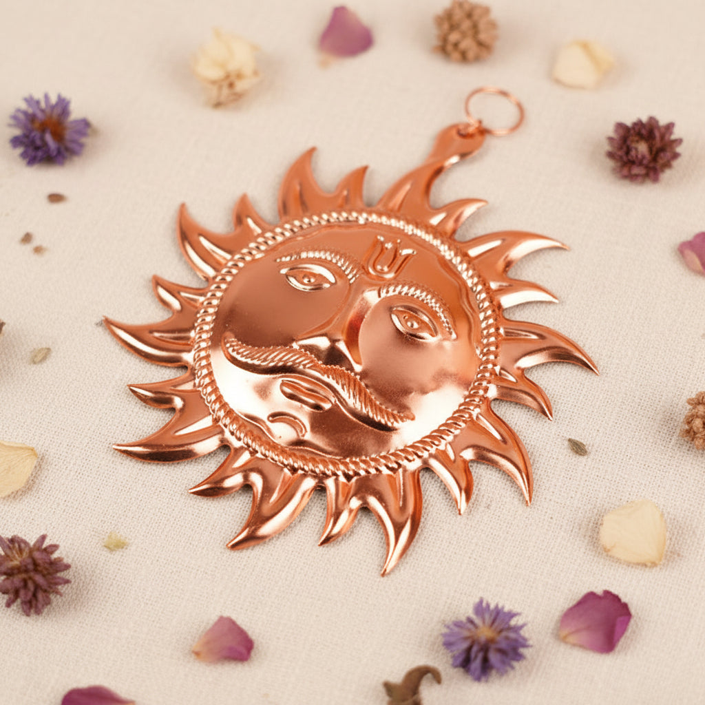 Copper Surya Hanging (Sun Energy Vastu Remedy)