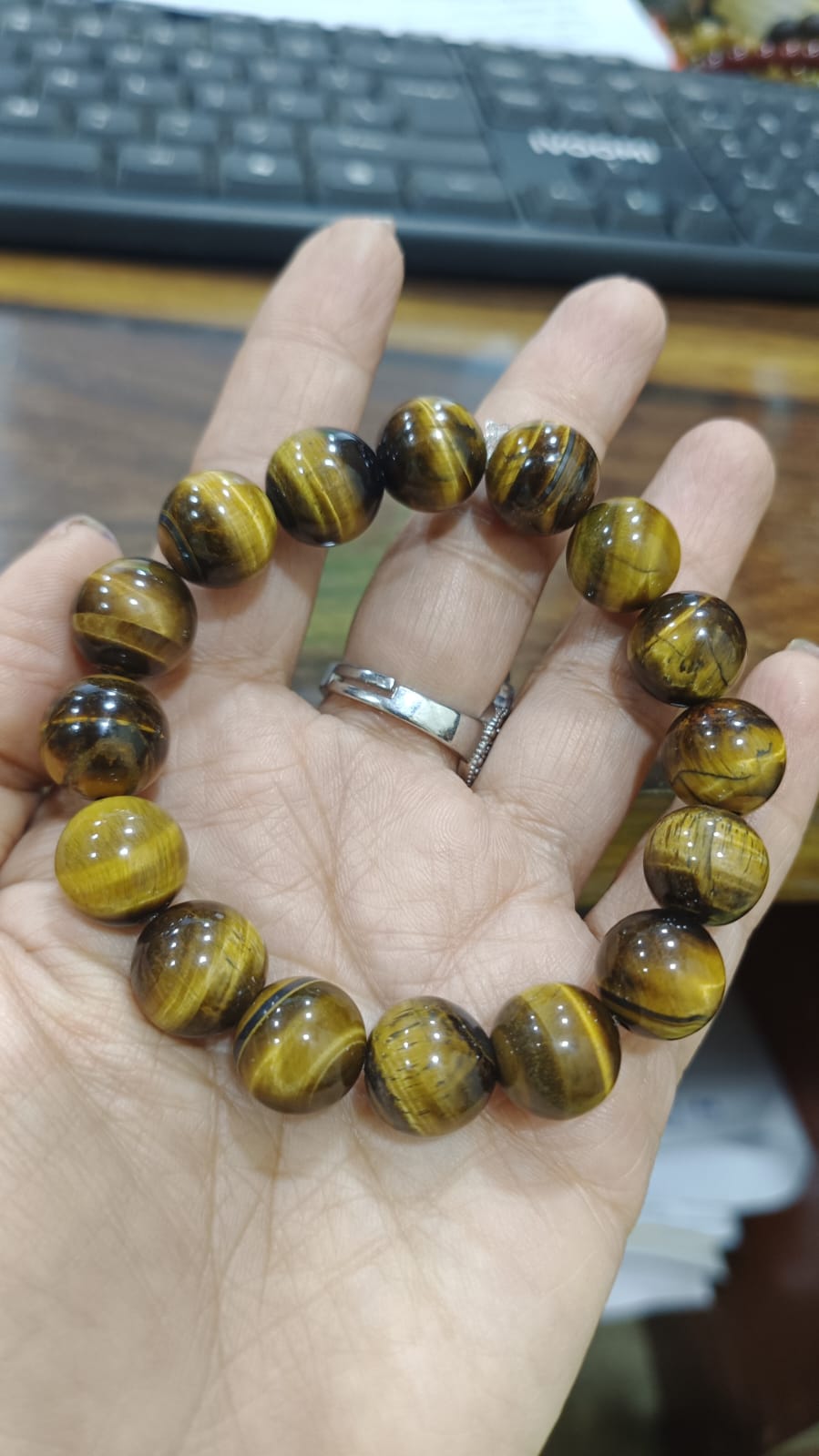 Tiger's Eye Bracelet – 12 MM Premium Quality