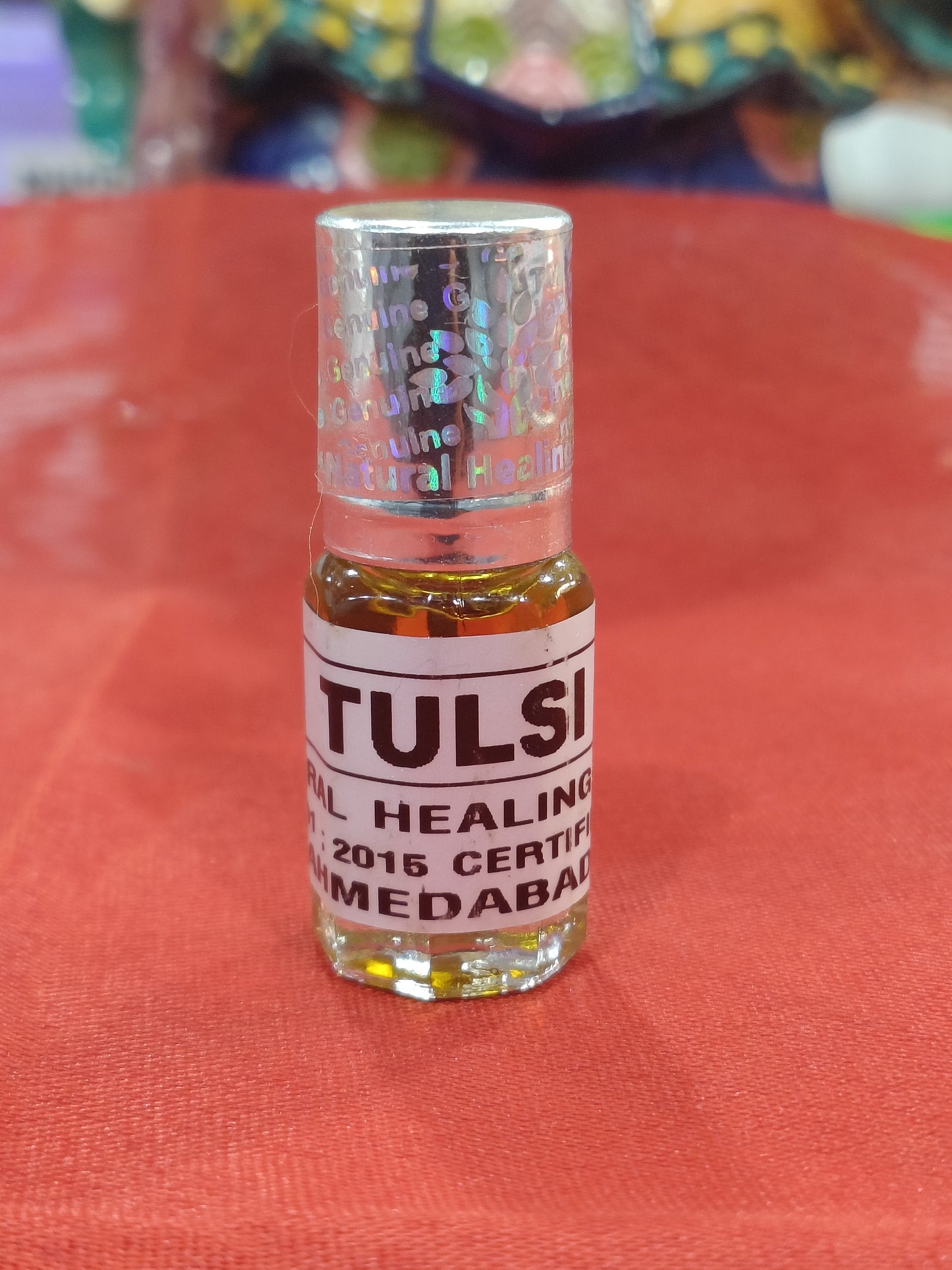 Tulsi Attar – Sacred Holy Basil Essence for Aura Protection, Energy Purification & Divine Healing