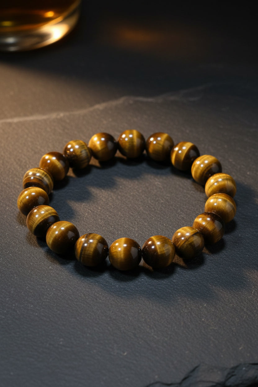 Tiger's Eye Bracelet – 12 MM Premium Quality