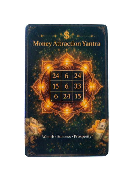 Money Attraction yantra card