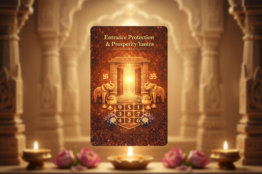 Entrance Protection and Prosperity yantra card
