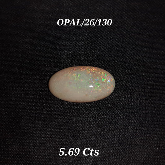 Opal with certificate 5.69 carat