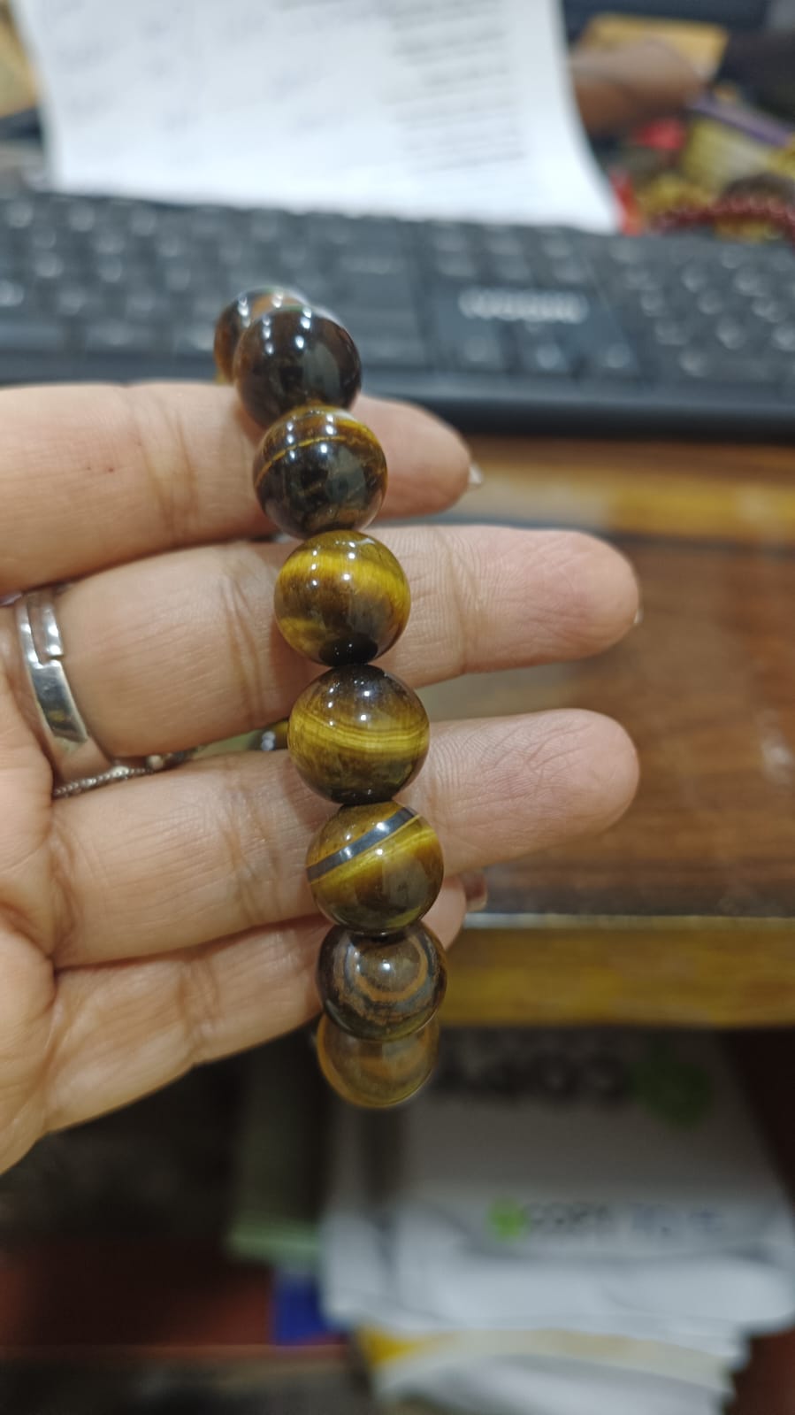 Tiger's Eye Bracelet – 12 MM Premium Quality