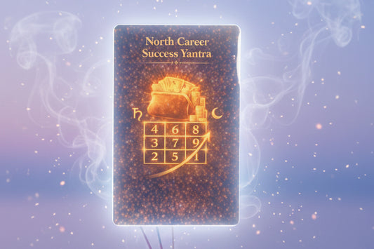 North Career Success Yantra Card