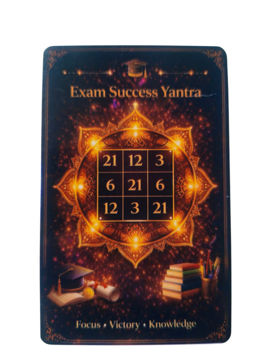 Exam Success yantra card