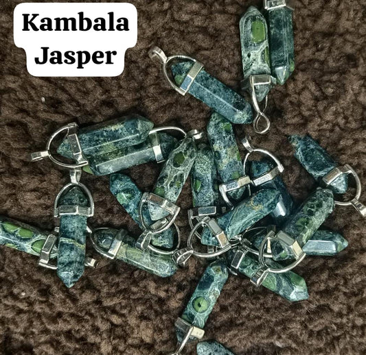 Kambala Jasper Pencil Pendant